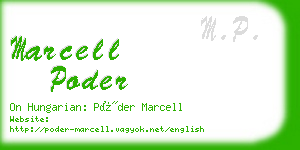 marcell poder business card